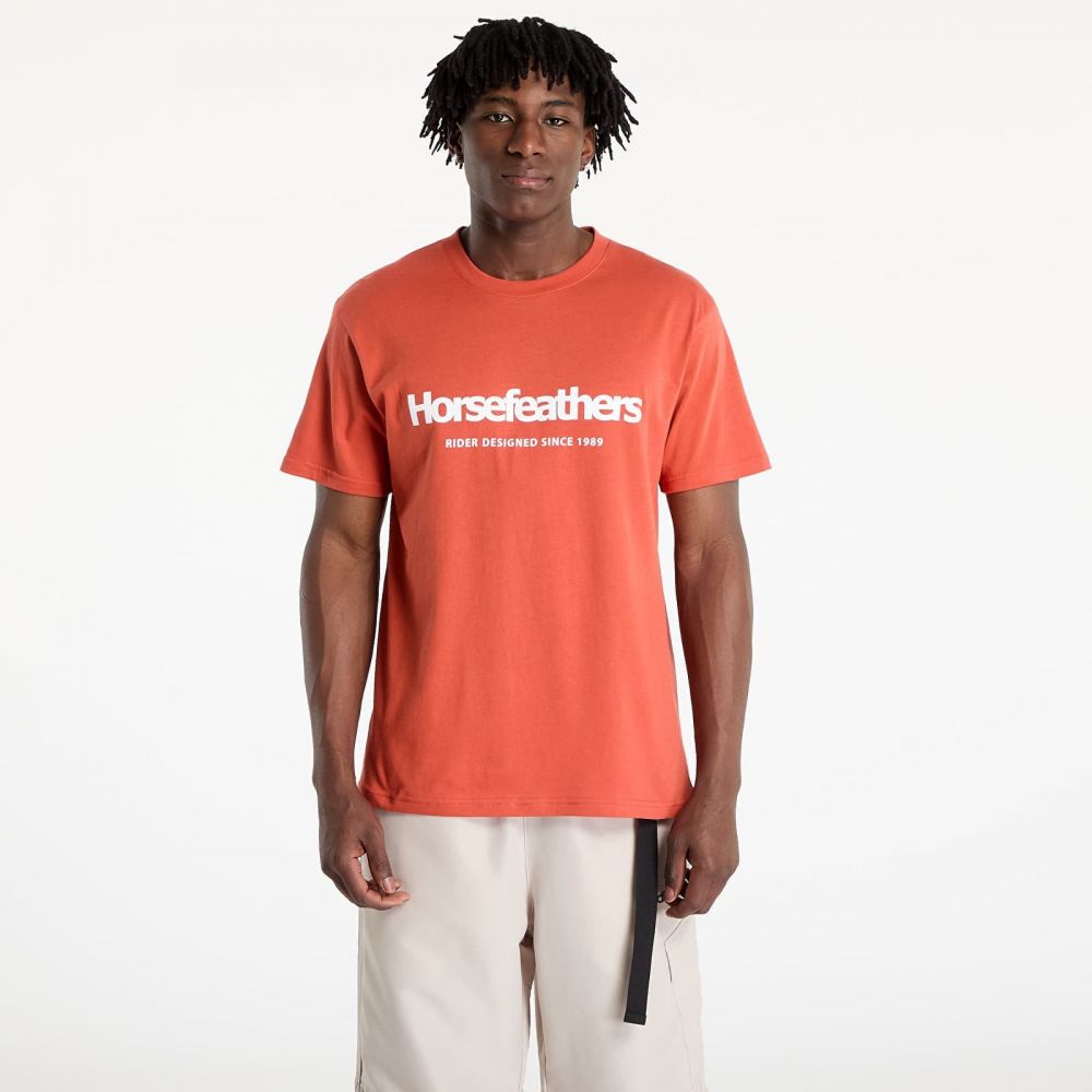 Tričko Horsefeathers Quarter T-Shirt Ginger L
