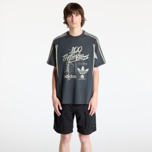 Tričko adidas x 100 Thieves T-Shirt Dark Grey/ Carbon L