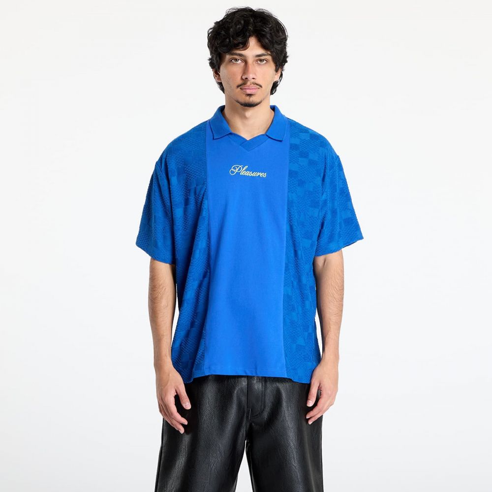 Tričko PLEASURES Planets Polo Blue L