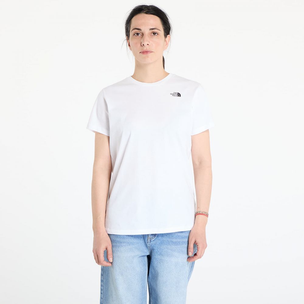 Tričko The North Face W S/S Simple Dome Tee Tnf White L