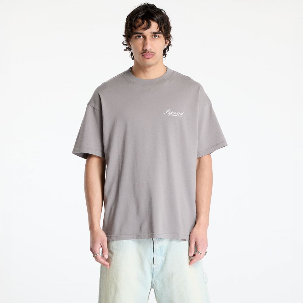Tričko REPRESENT Represent Owners Club Script T-Shirt Slate XL