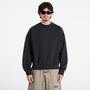 Mikina Fear of God Essentials Classic Fit Fleece Crewneck Jet Black L