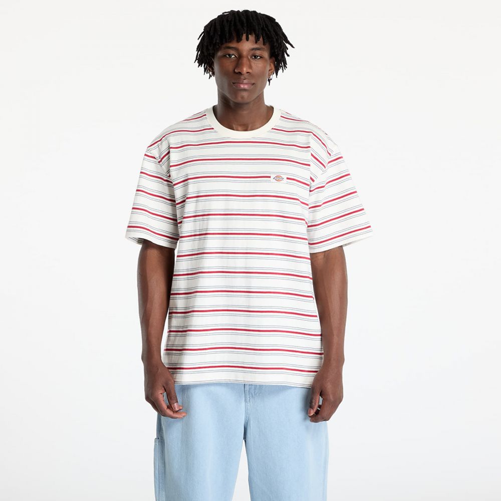 Tričko Dickies Lewistown Stripe Short Sleeve Tee Egret M