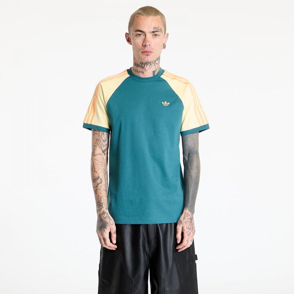 Tričko adidas Cali Tee Green/ Tech Green/ Almost Yellow L