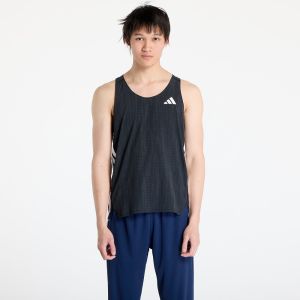 adidas Adizero Running Singlet Dark Grey/ Carbon/ Black L