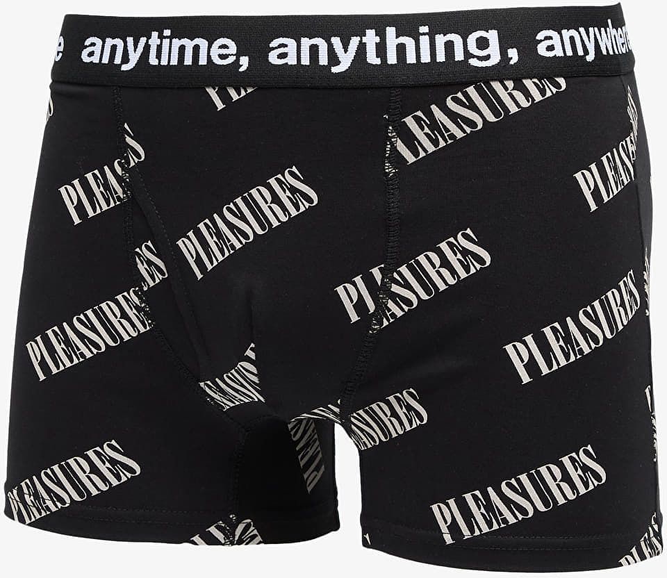 PLEASURES Anytime Boxer Brief Black L