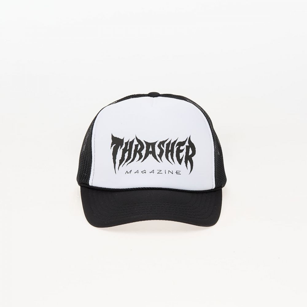 Šiltovka Thrasher Metal Trucker Snapback Cap Black/ White/ Black Universal