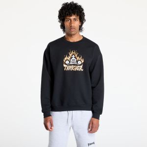 Mikina Thrasher Who Cares by Neckface Crewneck Black M