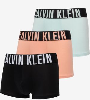 Calvin Klein Intense Power Cotton Stretch Trunk 3-Pack Papaya Punch/ Black/ Moonlight Jade S