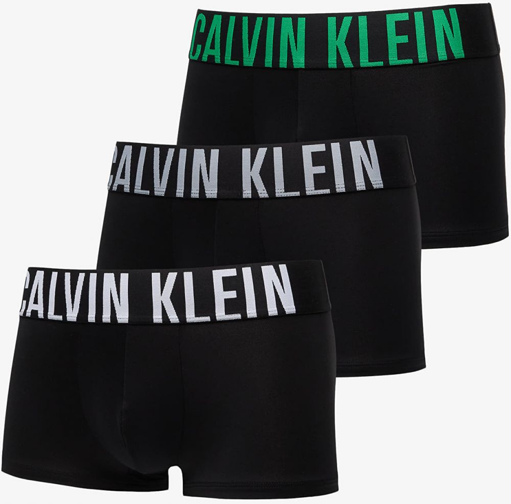 Calvin Klein Intense Power Microfiber Stretch Low Rise Trunk 3-Pack Black S