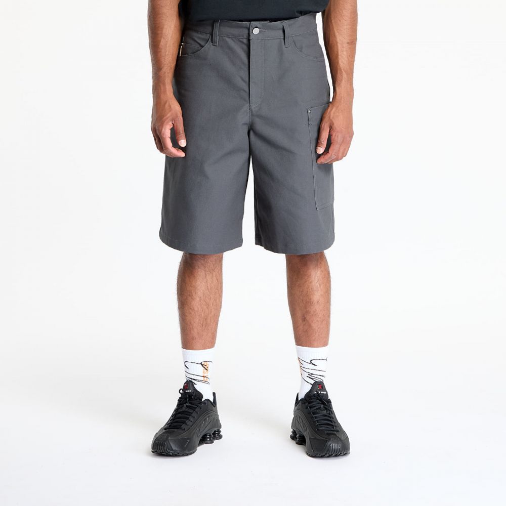 Nike Life Men's Big Canvas Shorts Anthracite/ Anthracite 30