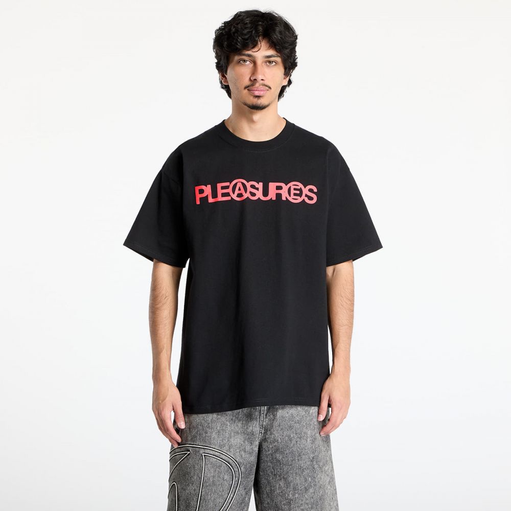 Tričko PLEASURES Fanzine T-Shirt Black M
