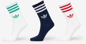 Ponožky adidas 3-Stripes Crew Socks 3-Pack White/ Black/ Black M