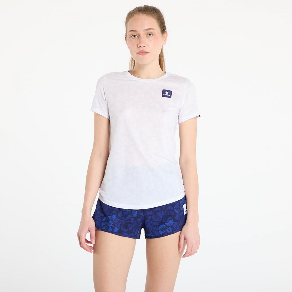 Tričko SAYSKY W Flower Combat T-Shirt White AOP L