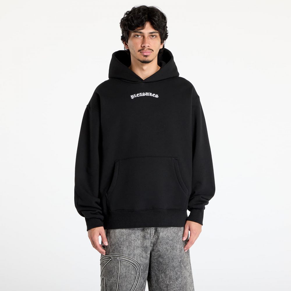 Mikina PLEASURES Neural Hoodie Black M