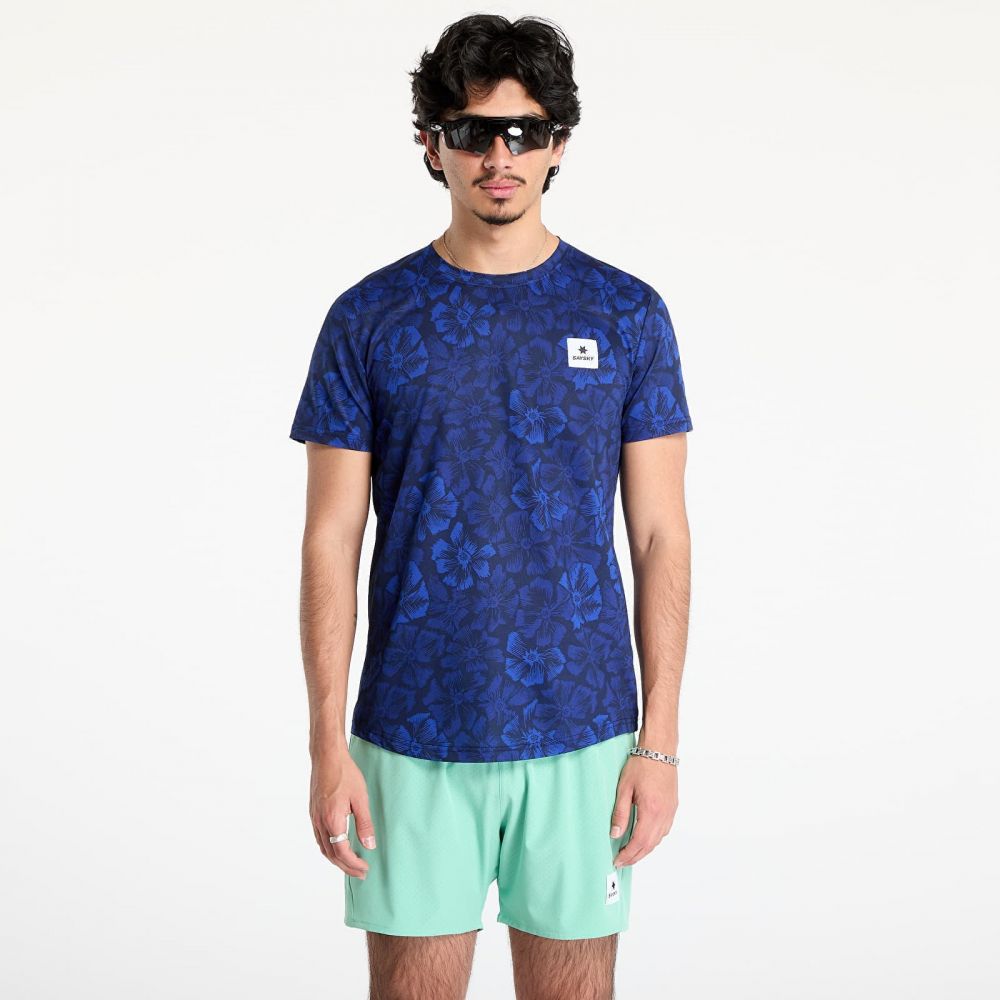 Tričko SAYSKY Flower Combat T-Shirt Blue AOP L
