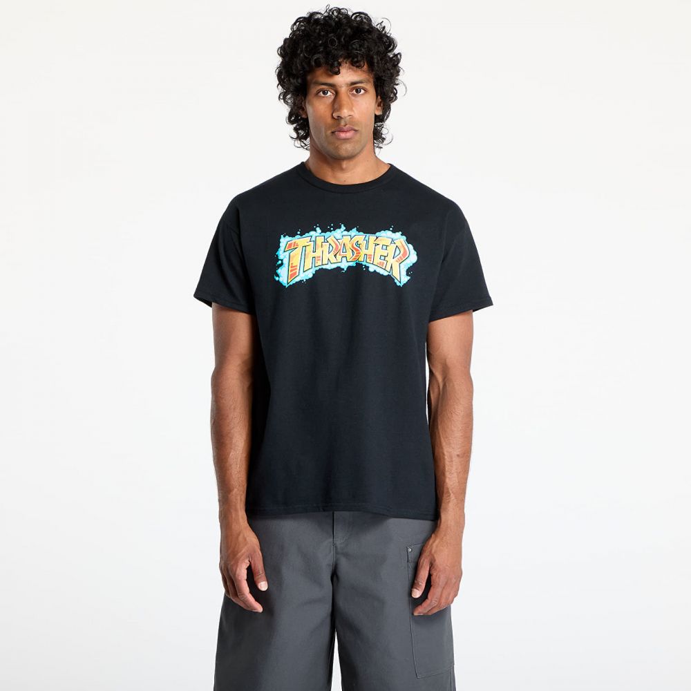 Tričko Thrasher Graff T-Shirt Black L