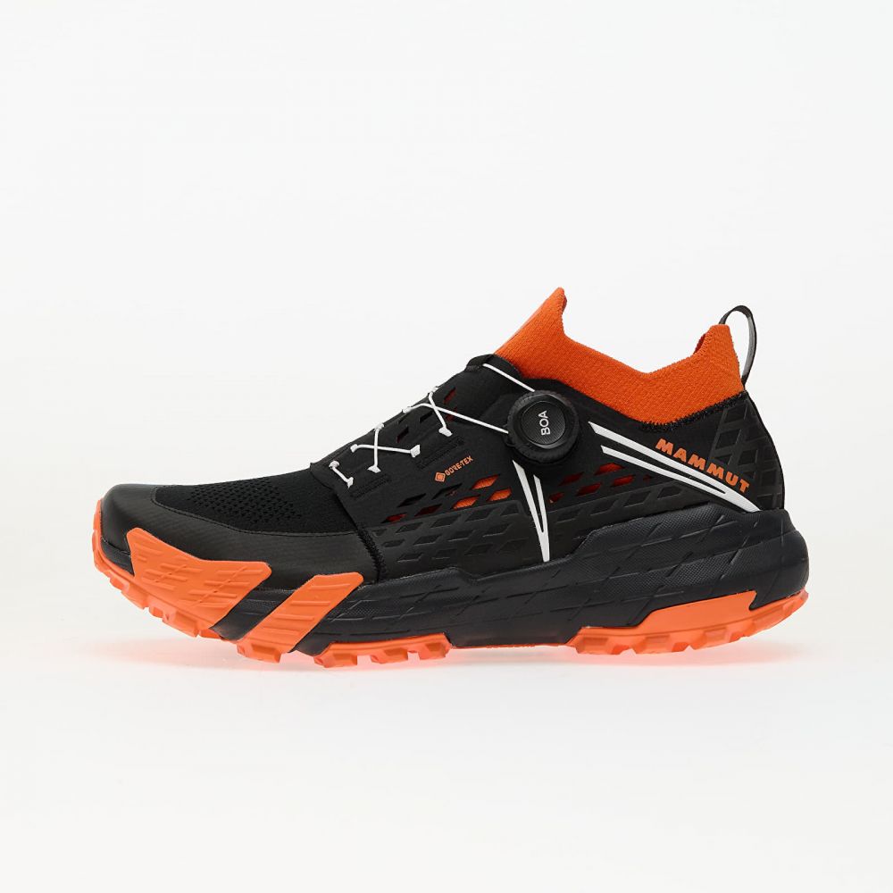 Tenisky Mammut Aenergy TR BOA® Mid GTX Men Black-Dark Tangerine EUR 44