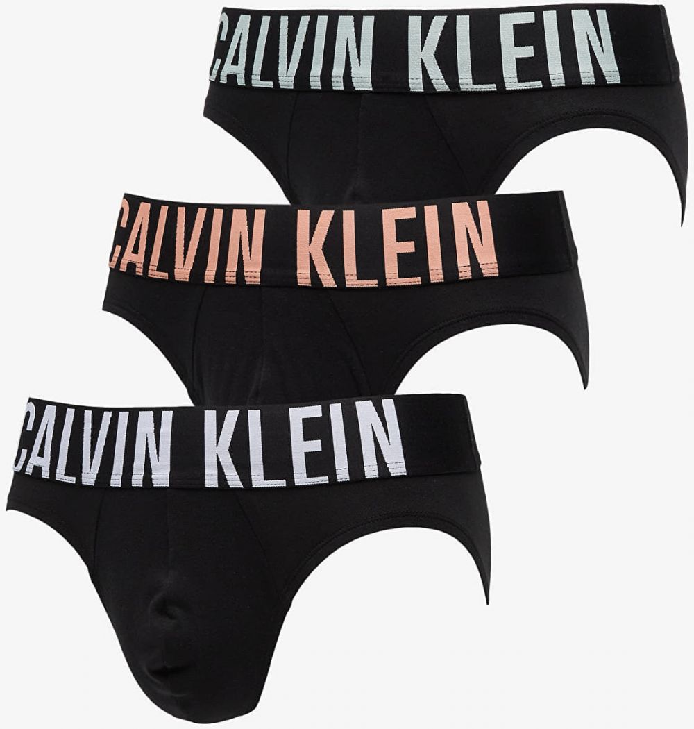 Boxerky Calvin Klein Intense Power Cotton Stretch Hip Brief 3-Pack Black M