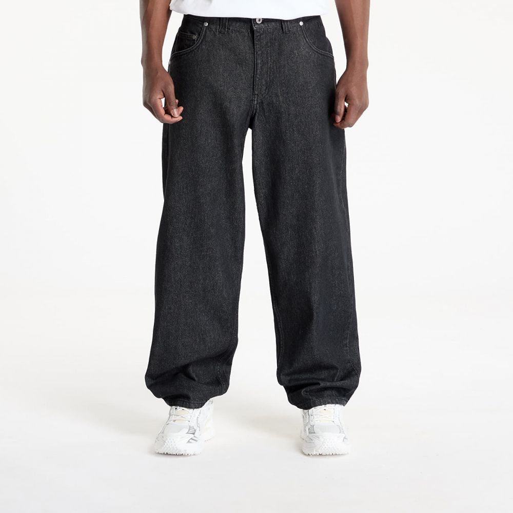 Kalhoty DIME Classic Baggy Denim Pants Black Washed 28