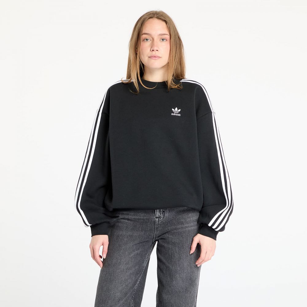 Mikina adidas Adicolor Oversized Crew Sweatshirt Black L