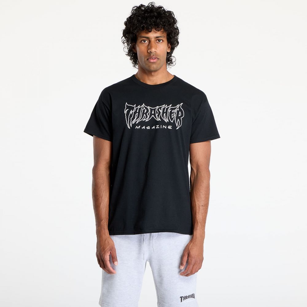 Tričko Thrasher Metal T-Shirt Black L