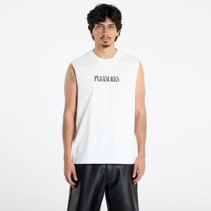 Tričko PLEASURES Onyx Sleeveless Shirt White M