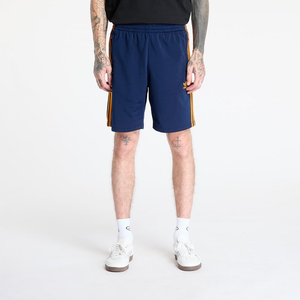 adidas Adicolor Firebird Shorts Night Indigo/ Black/ Better Scarlet S