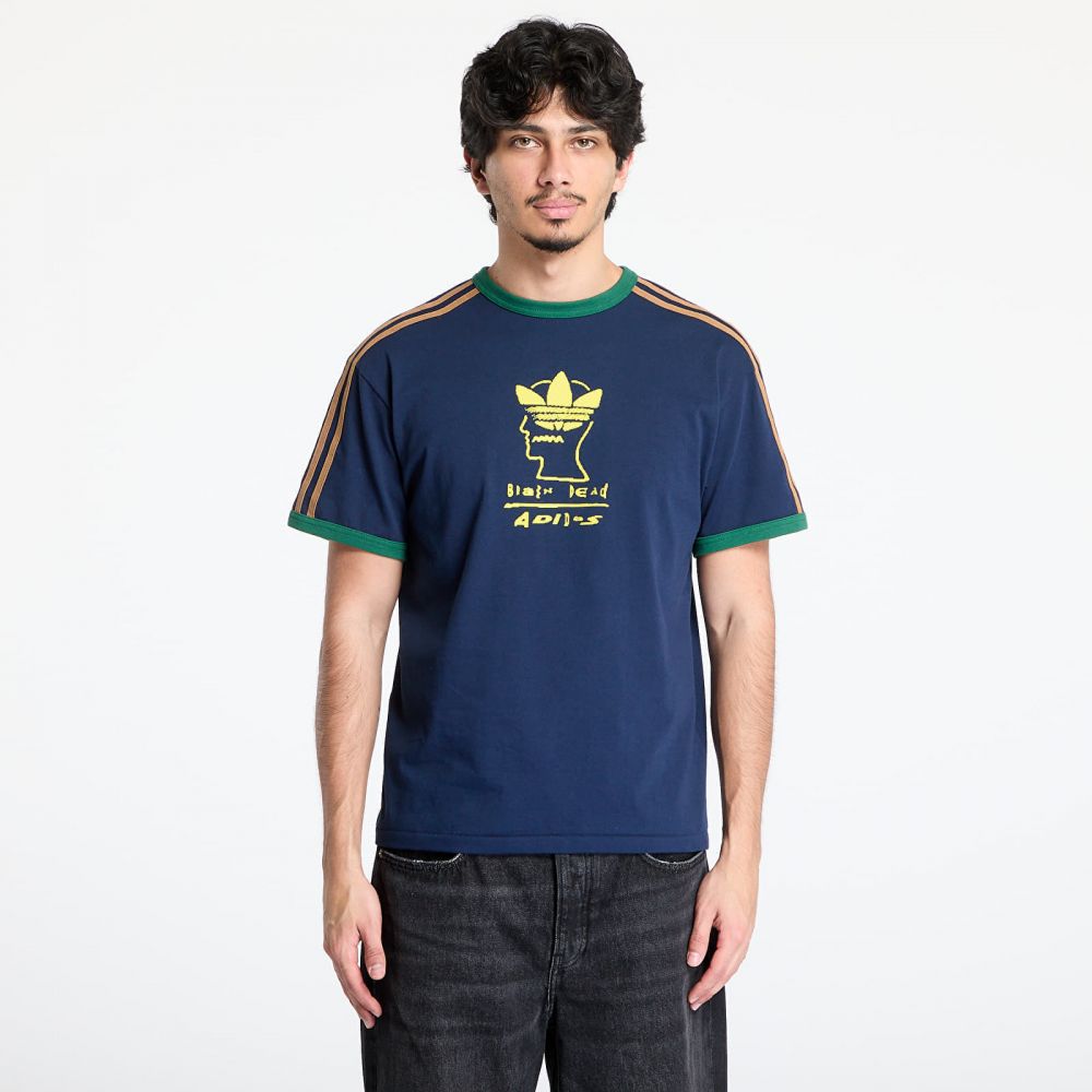Tričko adidas x Brain Dead Tee Blue/ Collegiate Navy L