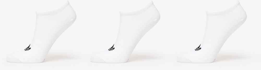 adidas Liner Socks 3-Pack White/ Medium Grey Heather/ Black L
