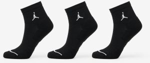 Jordan Everyday Ankle Socks 3-Pack Black/ White M