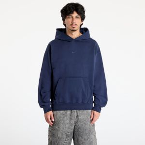 Mikina Nike Solo Swoosh Men's French Terry Pullover Hoodie Obsidian/ Obsidian L
