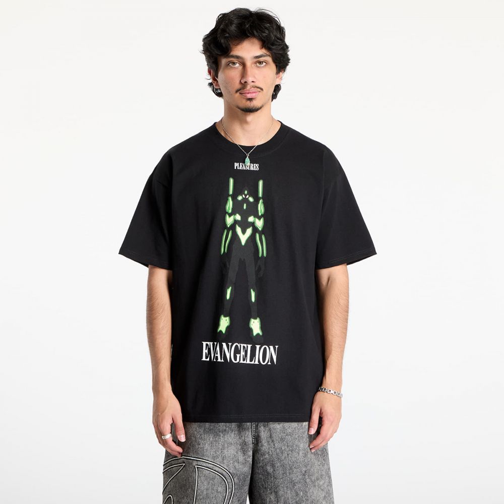 Tričko PLEASURES Eva 1 T-Shirt Black M
