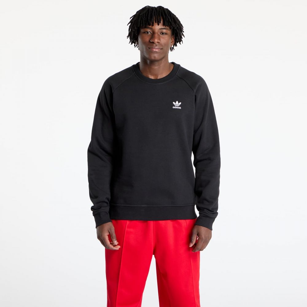 Mikina adidas Trefoil Essentials Crew Sweatshirt Black M