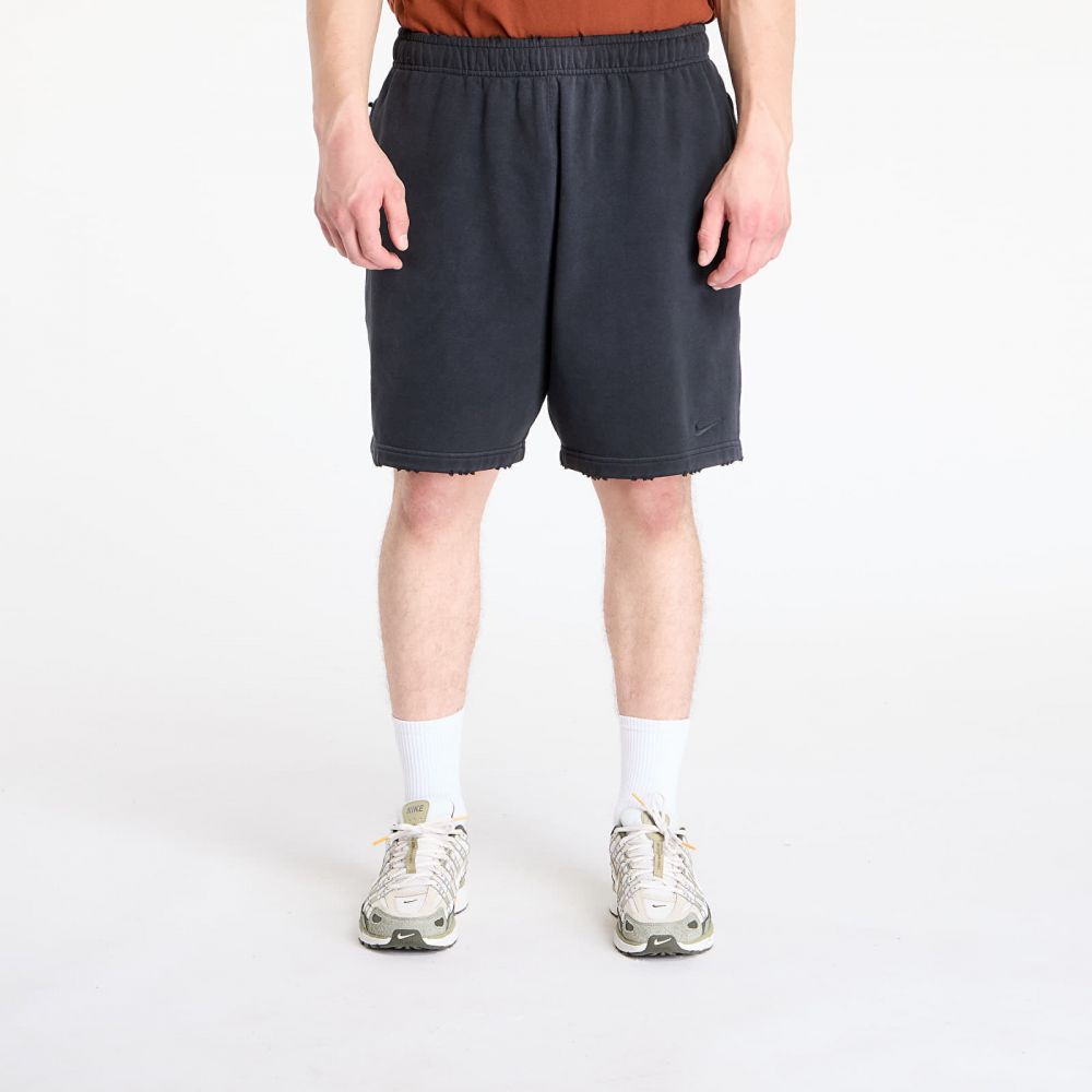 Nike Solo Swoosh Men's French Terry Shorts Black/ Black L