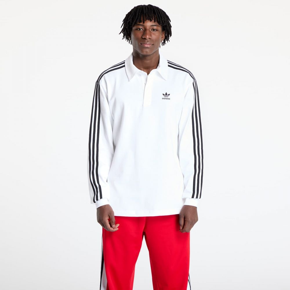 Tričko adidas Adicolor Rugby Polo Shirt White L