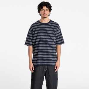 Tričko Calvin Klein Jeans Short Sleeve Stripe Relaxed Tee Night Sky S