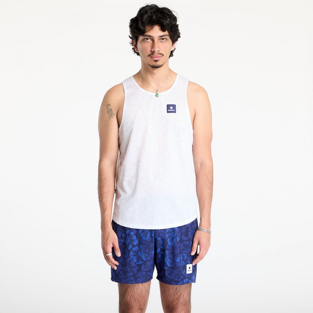 SAYSKY Flower Combat Singlet White AOP L
