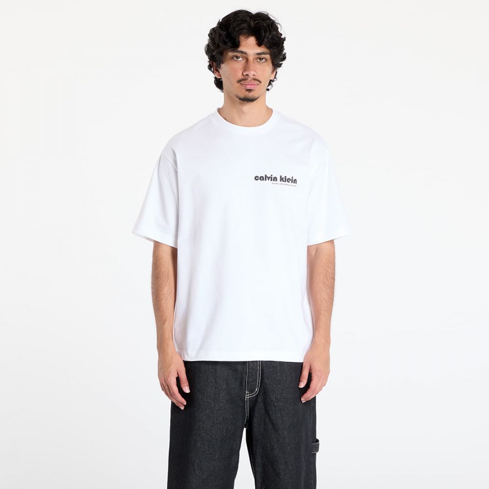 Tričko Calvin Klein Jeans Short Sleeve Tee Brilliant White L