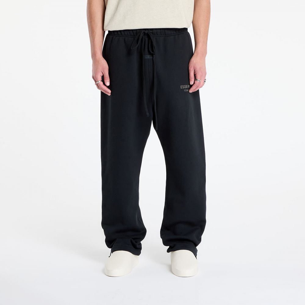 Kalhoty Fear of God Essentials Relaxed Fleece Sweatpant Jet Black L