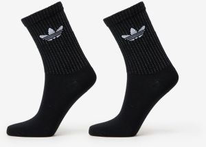 adidas Reflective Crew Socks 2-Pack Black/ Reflective Silver/ Putty Mauve S