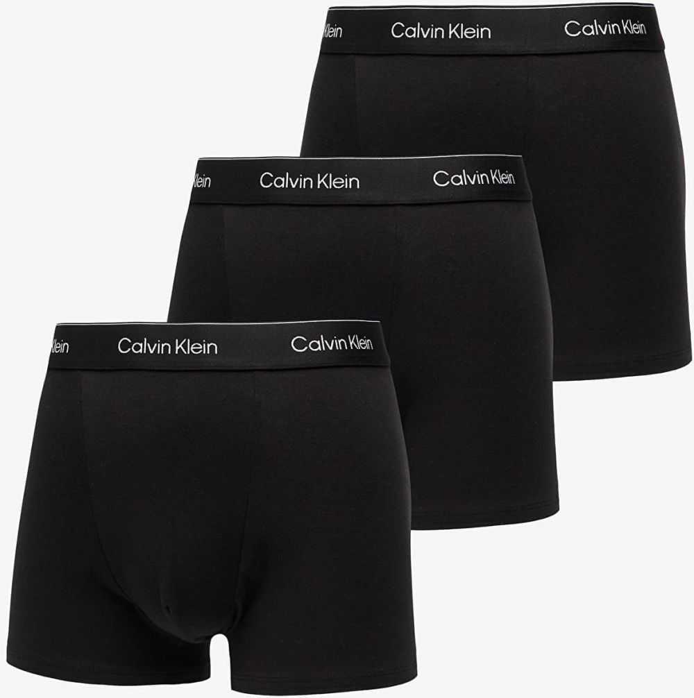 Calvin Klein Relaxed Fit Cotton Stretch Trunk 3-Pack Black L
