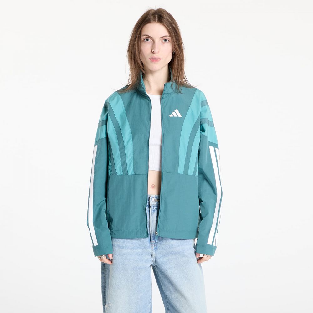 Bunda adidas Adizero Archive Running Jacket Preloved Teal/ White S
