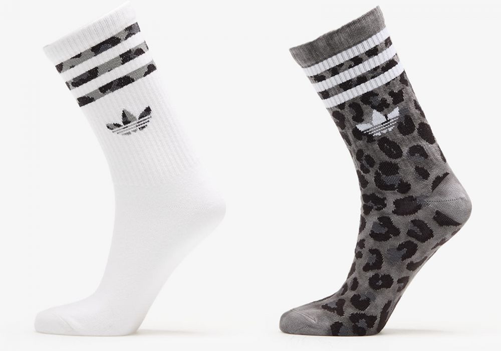 adidas Leo Crew S 2-Pack Carbon/ Black L