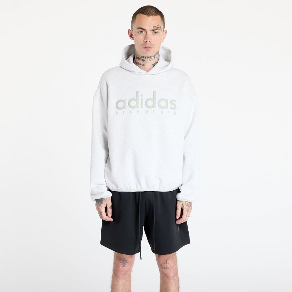 Mikina adidas x Fear Of God Athletics Heather Fleece Hoodie Light Grey Heather L