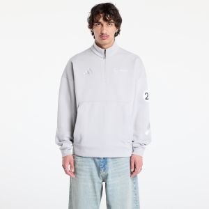 Mikina adidas x Mercedes Silver Half Zip Grey Two L