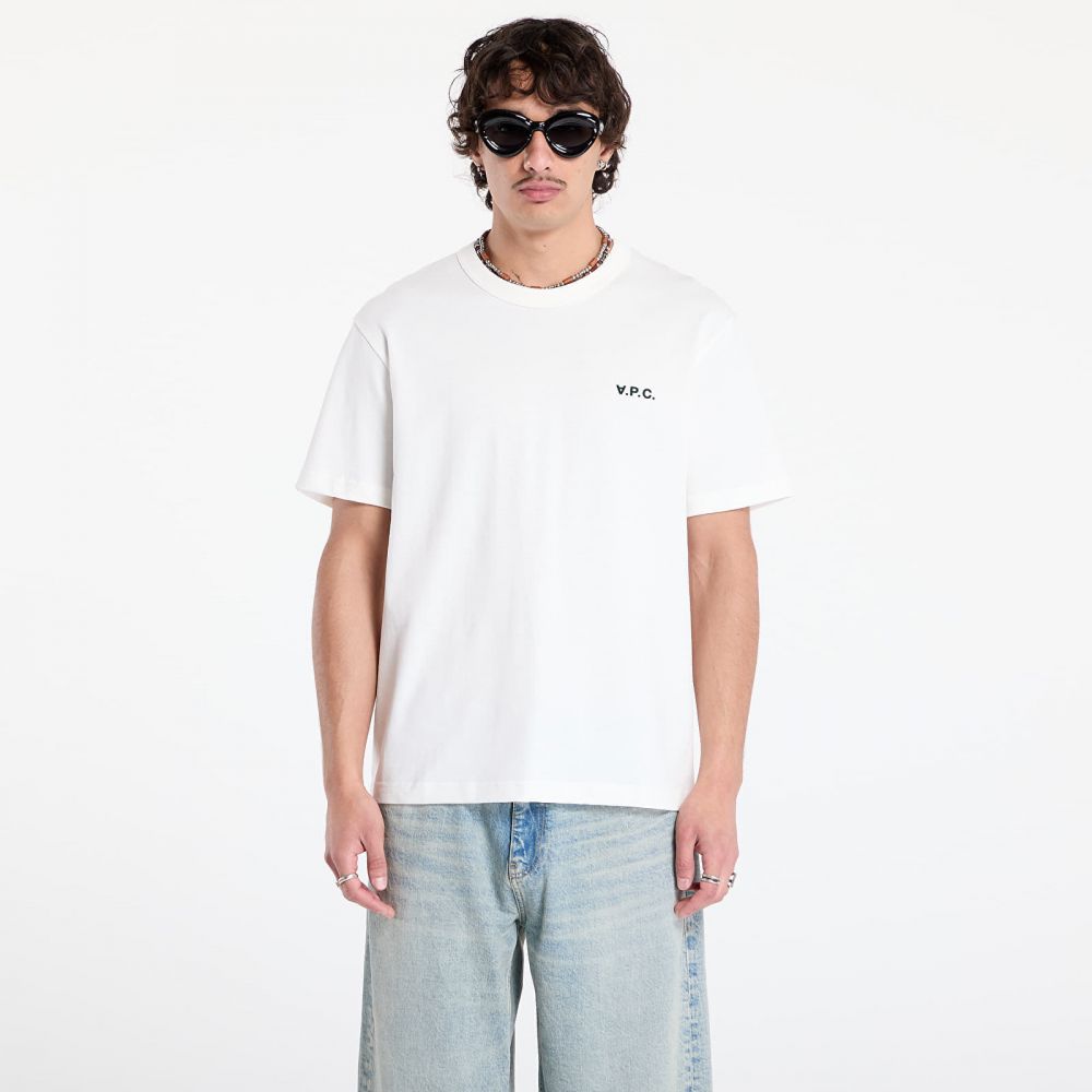 Tričko A.P.C. Boxy Petit Vpc T-Shirt White/ Green L