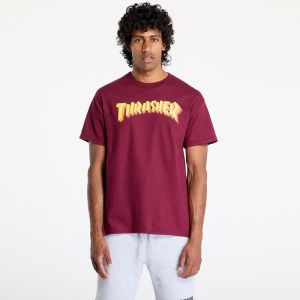 Tričko Thrasher Stacked T-Shirt Maroon M