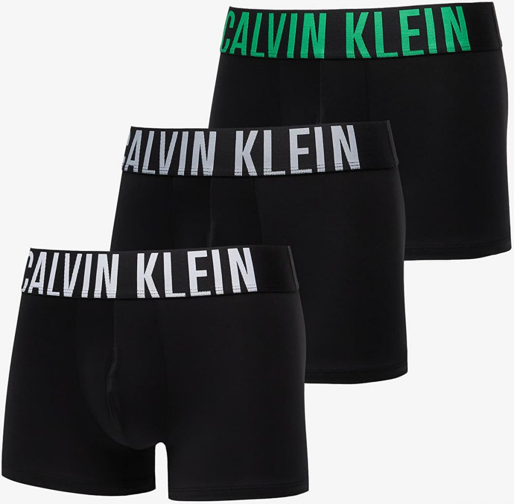 Calvin Klein Intense Power Microfiber Stretch Trunk 3-Pack Black L