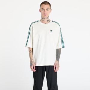 Tričko adidas Adicolor Oversized T-Shirt Off White/ Collegiate Green XL